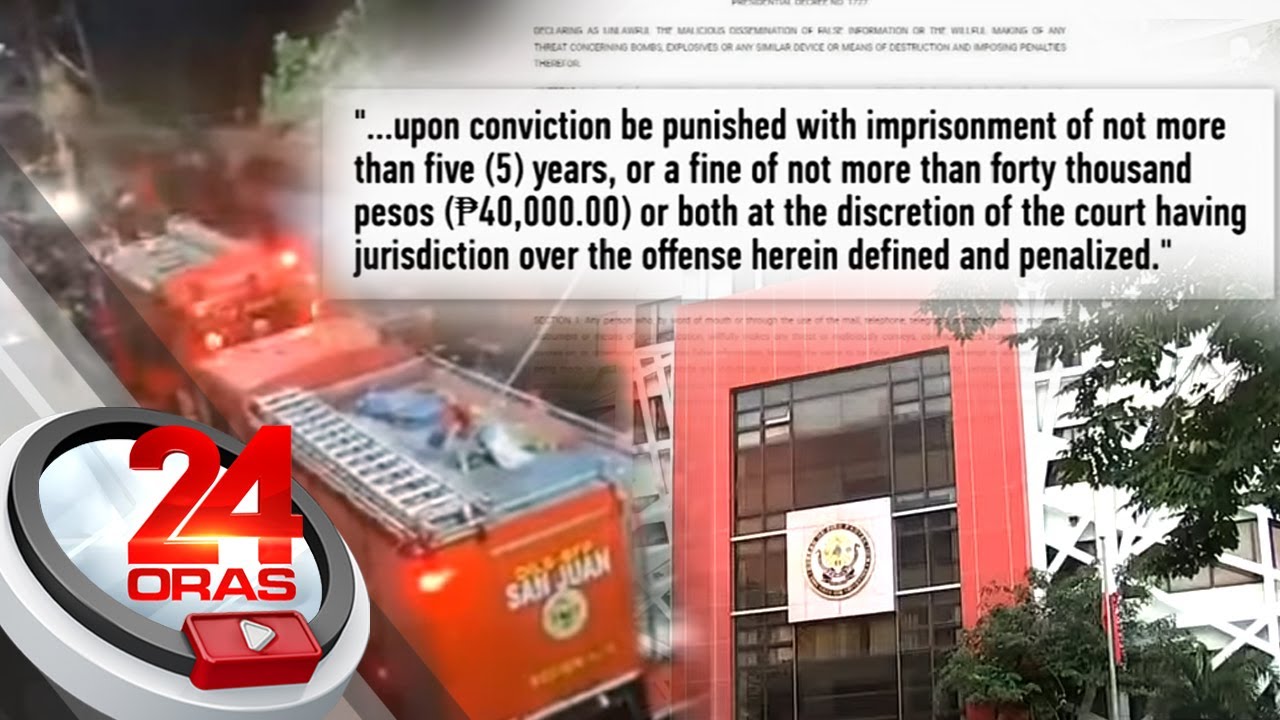 Firefighters fall prey to prank call, respond to nonexistent San Juan blaze | 24 Oras