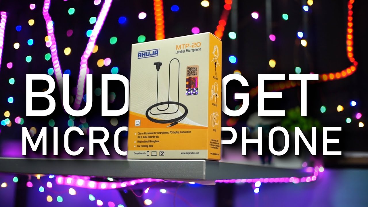 Ahuja MTP-20 Lavalier Microphone - On a budget!