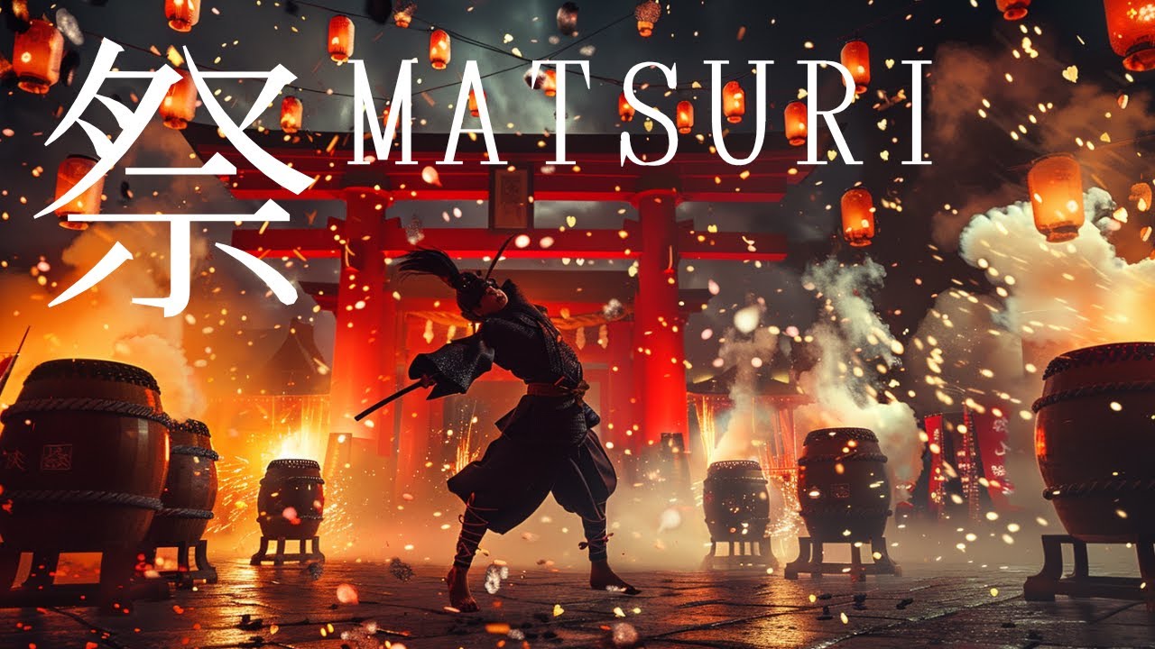 MATSURI - Japanese Wadaiko Taiko Drums | Energizing Festival Beats for Celebration | Focus for Work