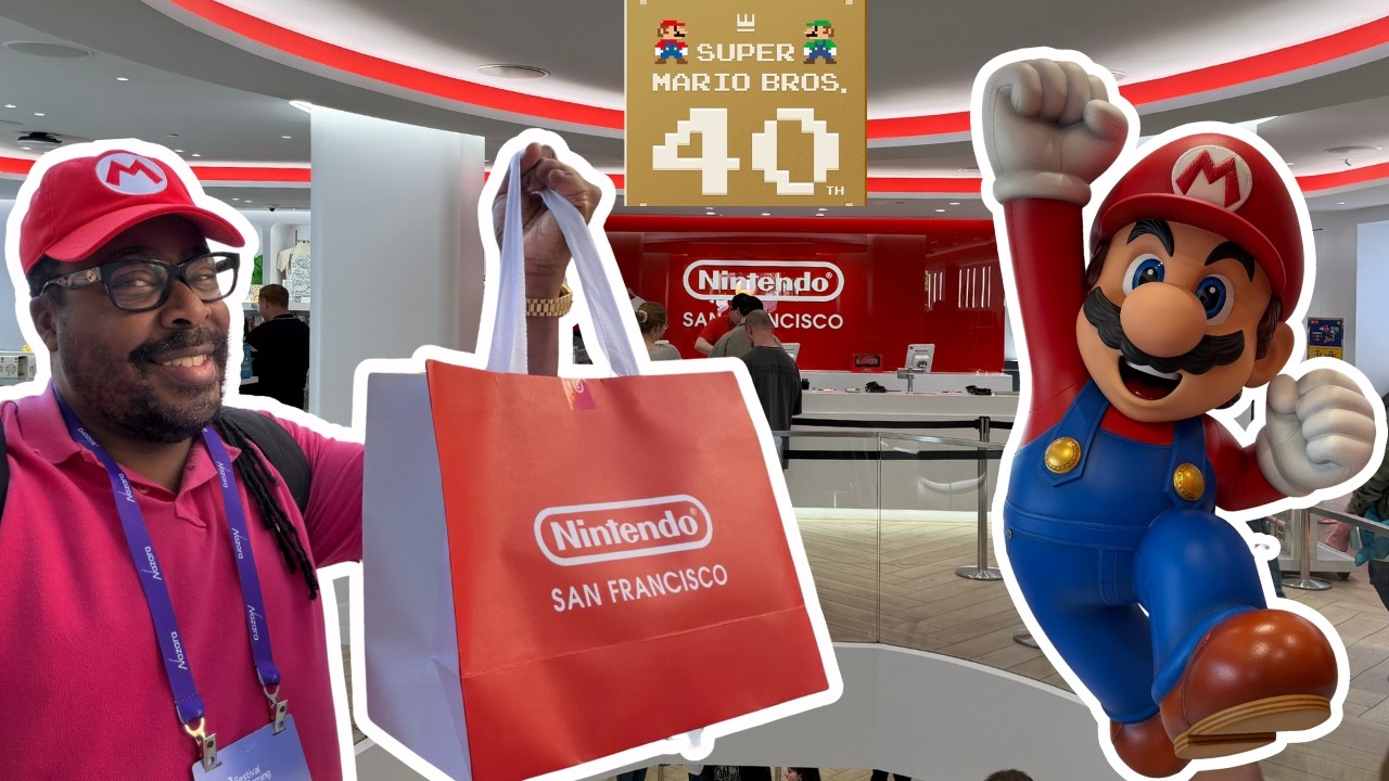 Я сходил в магазин Nintendo на празднование 40-летия Super Mario!