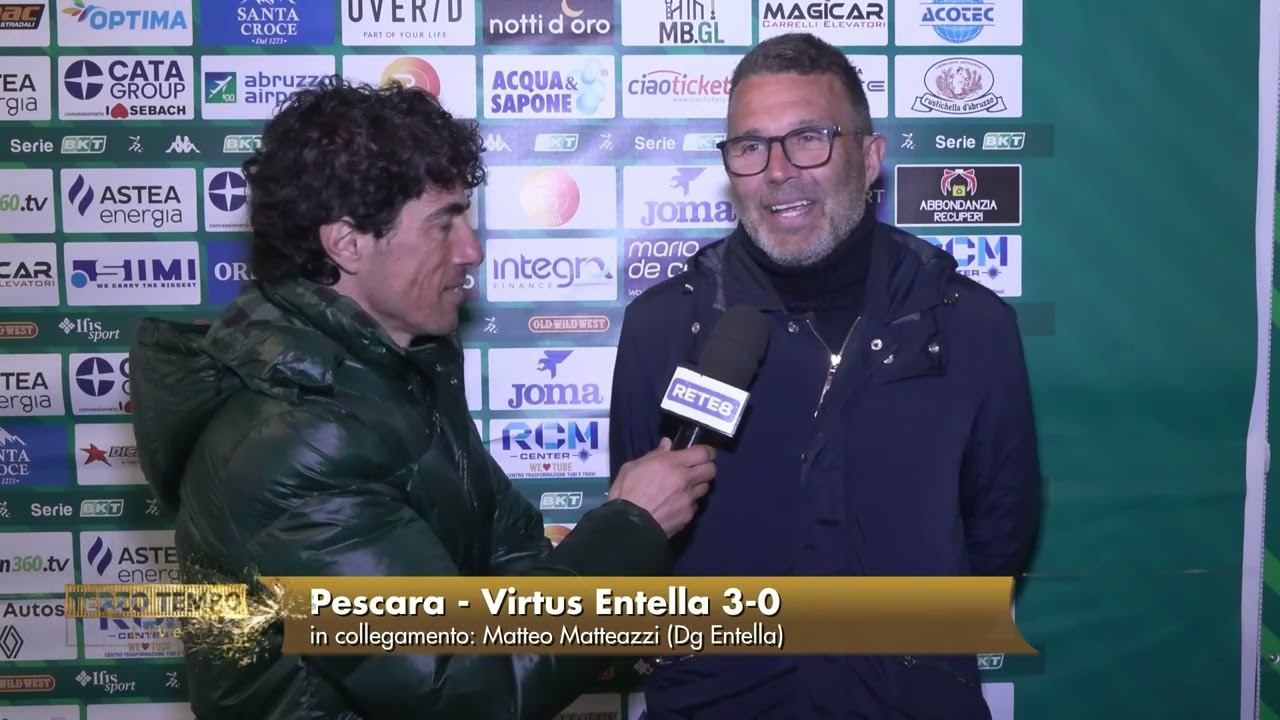 Pescara - Virtus Entella 3-0, Matteazzi: “Su Insigne dico che…”