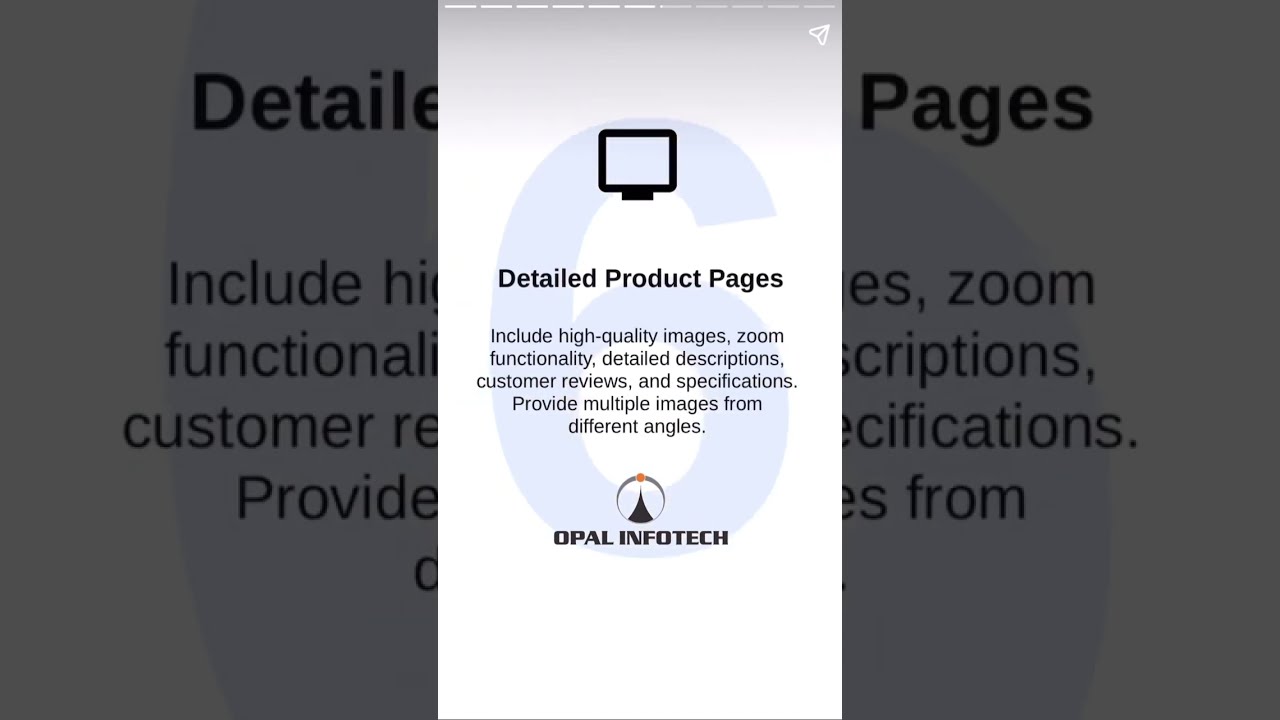 What are the user-friendly features to E-commerce Website?