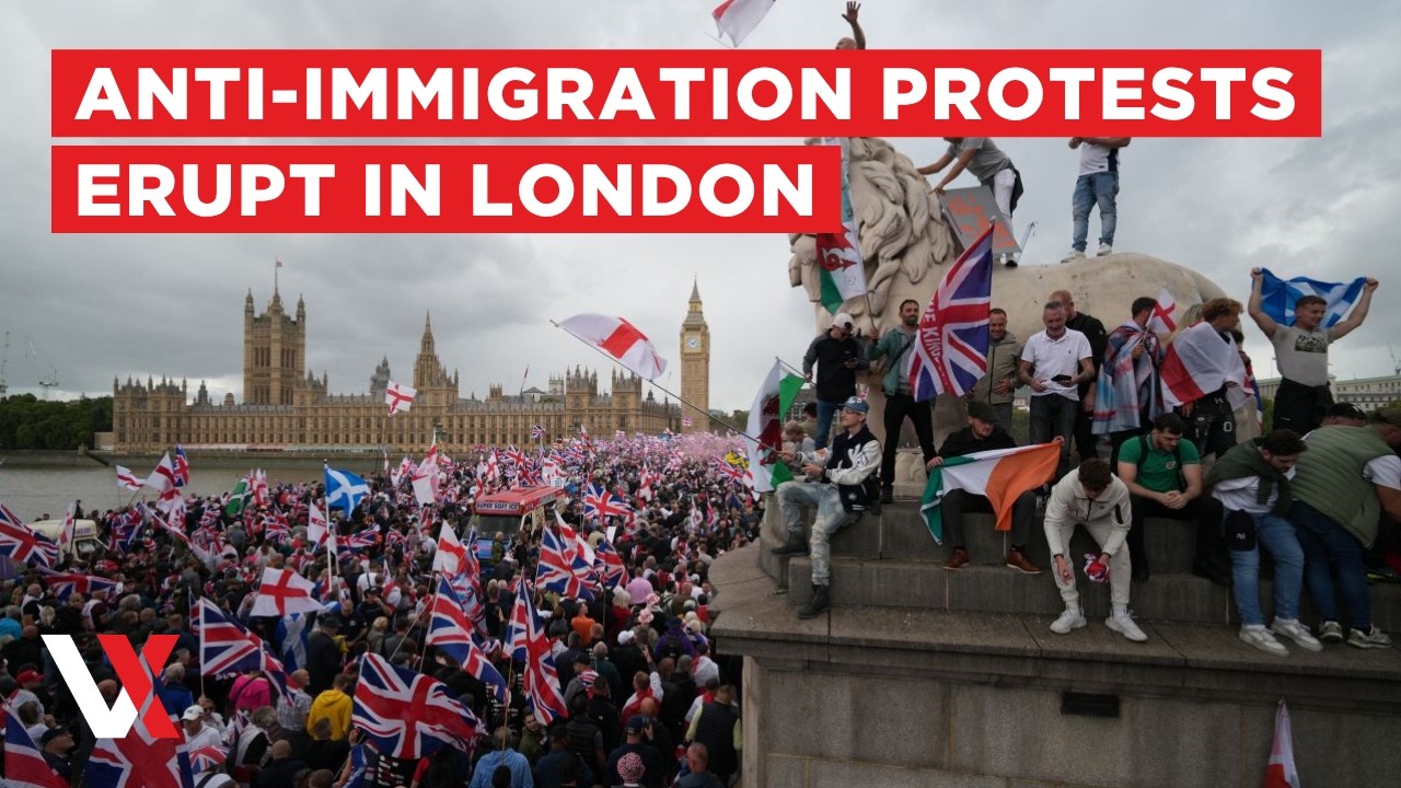 LIVE | Far-Right Demonstrators March Through Central London At &ldquo;Unite The Kingdom&rdquo; Rally | VERTEX