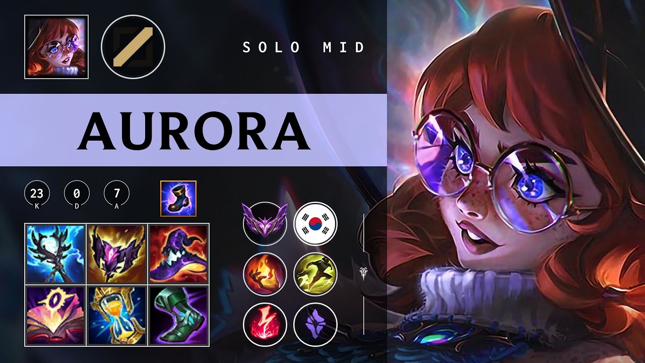 Aurora Mid vs Yasuo - KR Master Patch 26.07