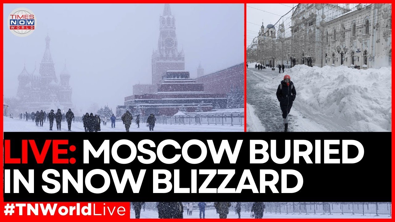 MOSCOW SNOW MAYHEM LIVE | Russia's Capital Hit By Heaviest Snowfall In Over 200 Years