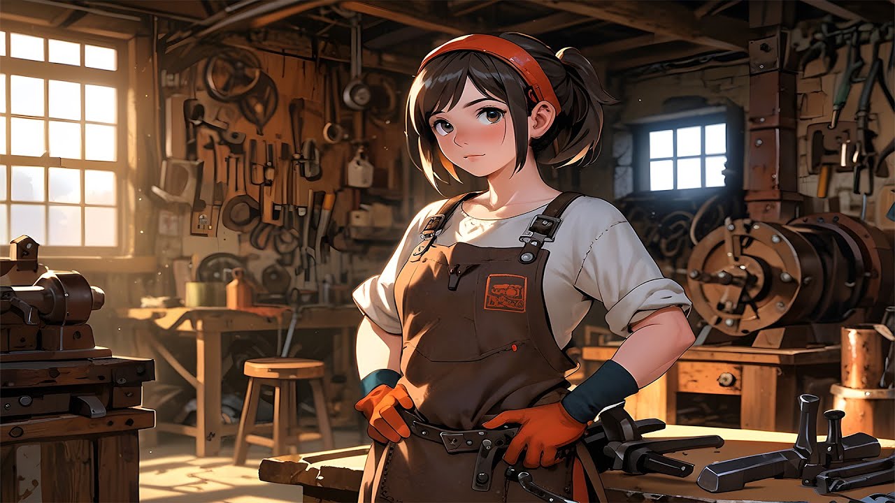 Old Blacksmith Forge Lofi🔨Music for Forging