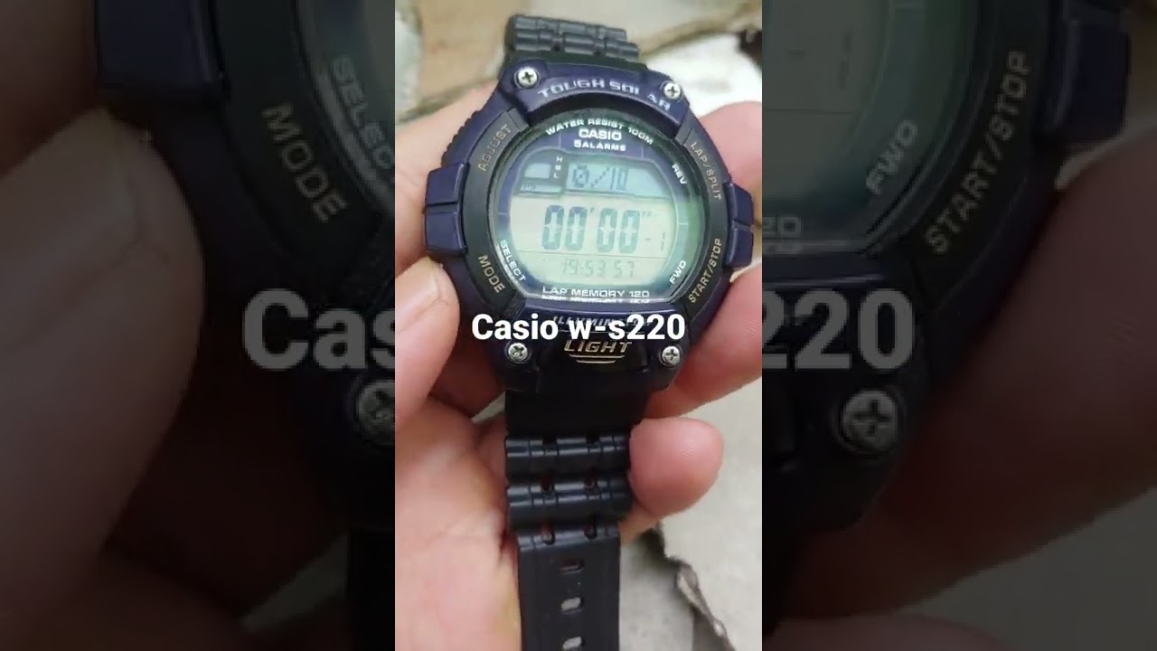 casio w-s220 tough solar