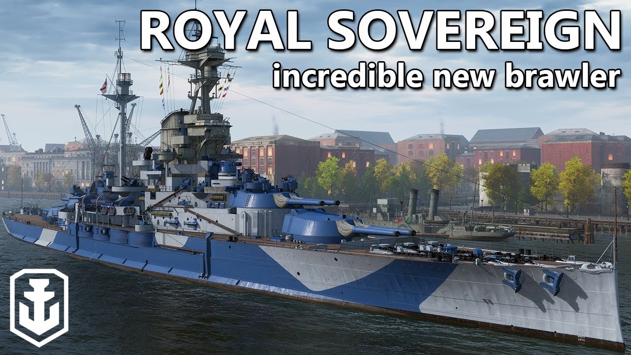 New Tier 7 BB Royal Sovereign! (World of Warships)