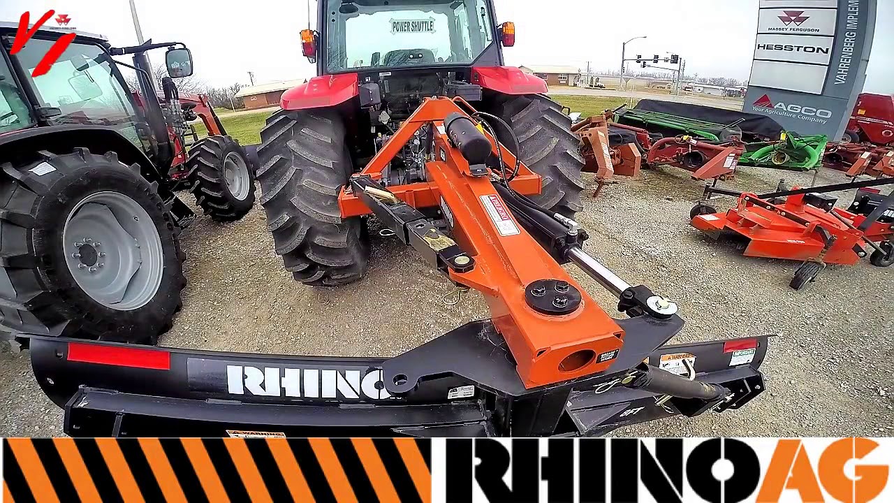 RhinoAG 850 Series Rear Grader Blade for Utility Tractors