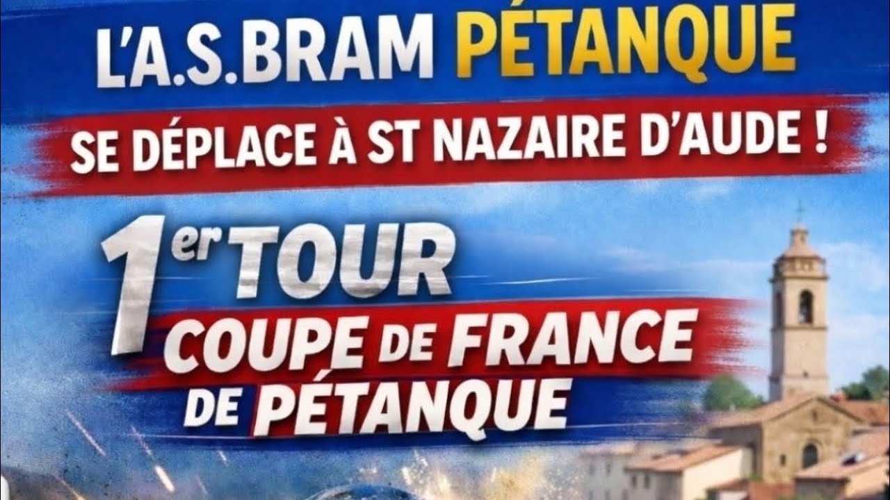 Кубок Франции по петанку 2026 в одиночном разряде - AS Bram vs St Nazaire d'Aude #petanque2026 #b...