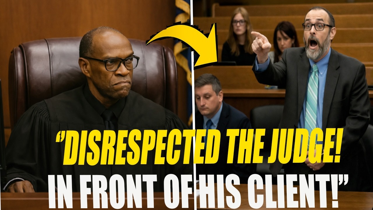 DISRESPECTED THE JUDGE… LAWYER STUNNED IN FRONT OF CLIENT