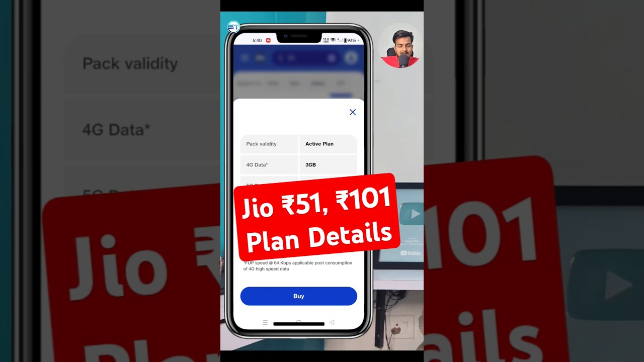 Jio ₹51, ₹101 Recharge Plan Ki Validity Aur Benefits | Full Guide