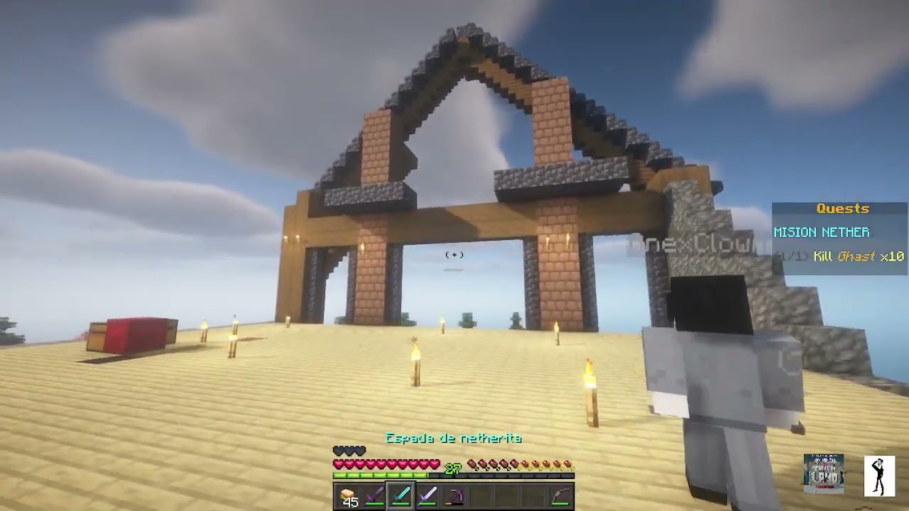 Triniland! SEGUIMOS CON LA MISION NETHER!! nos faltan 10 ghast Terminamos la casa de miercoles?? MI