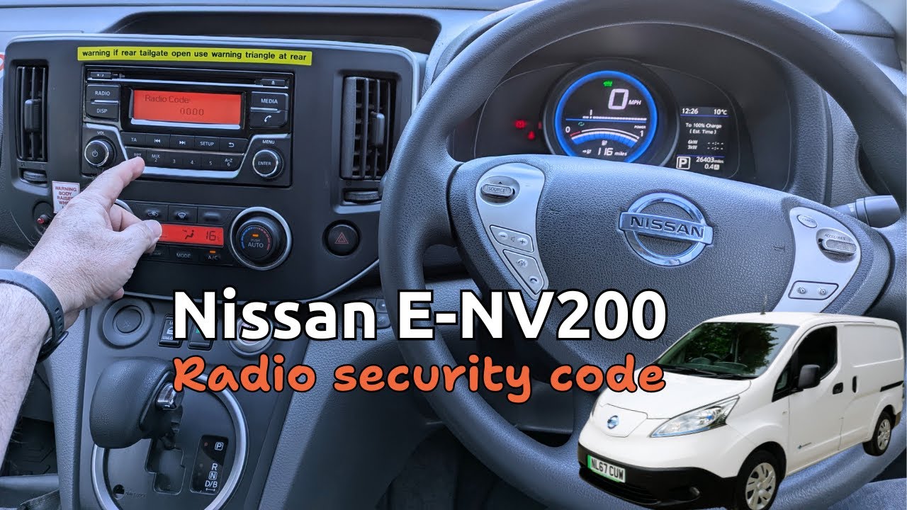 Nissan radio security code. How to enter and how to recover your lost security PIN code.