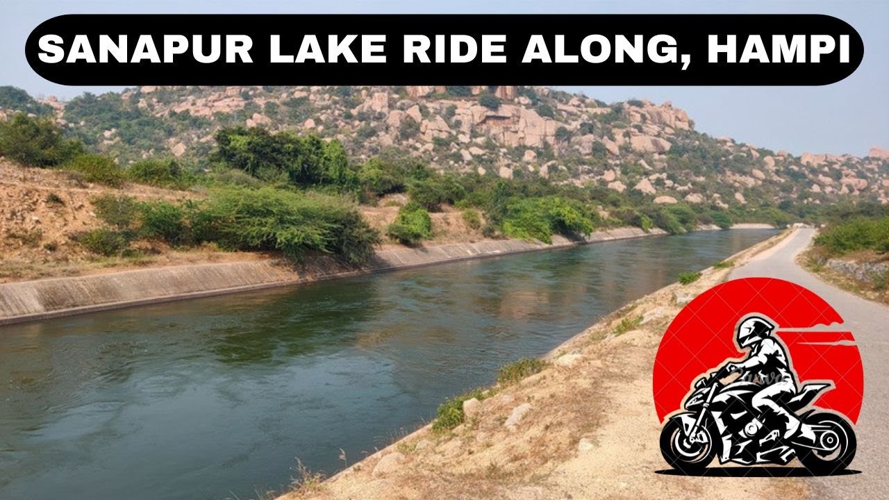 Sanapur Lake, Ride Along Vlog || Places to Visit around Hampi || Part 2
