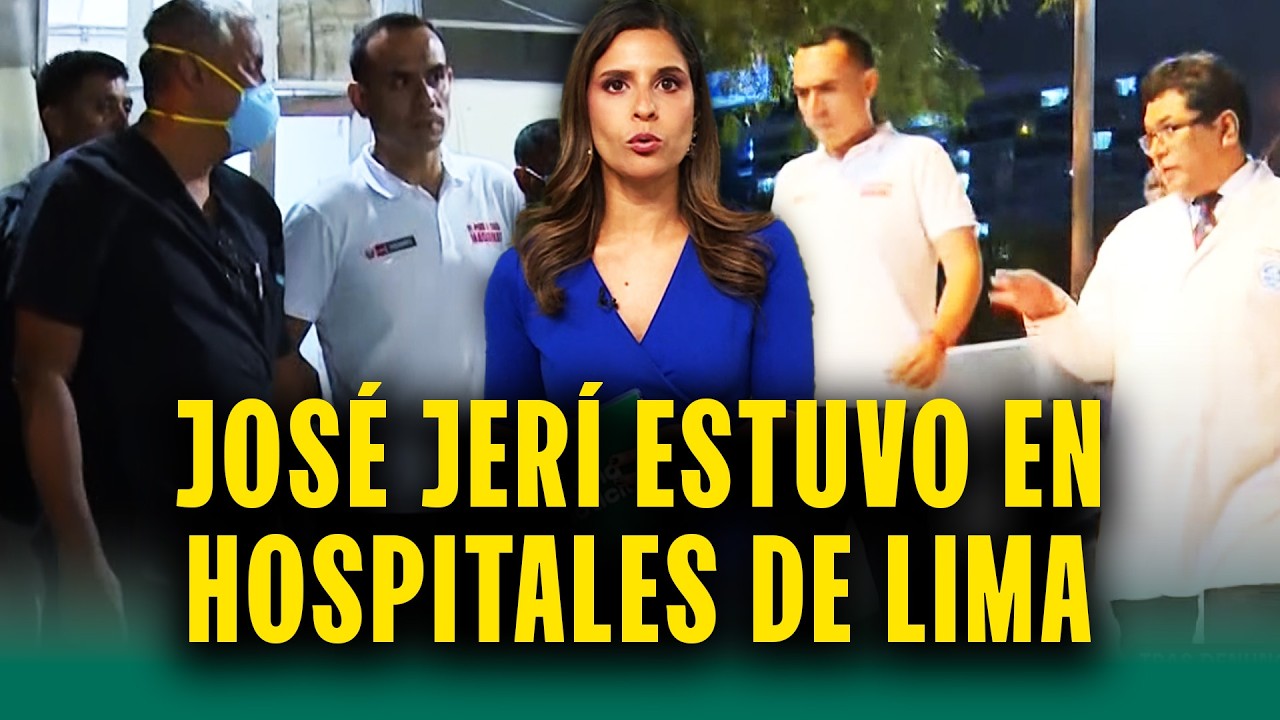 Jerí visitó hospitales en Lima: 