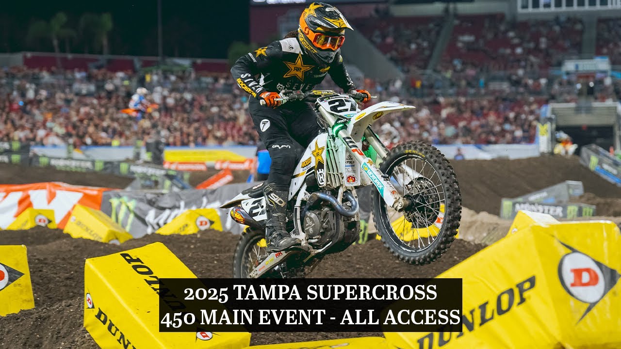2025 Tampa Supercross | 450 Main Event From The Floor