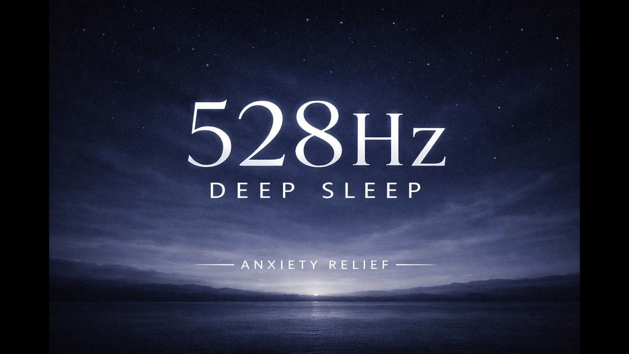 Deep Sleep 528Hz Healing Frequency | Anxiety Relief (2 Hours)