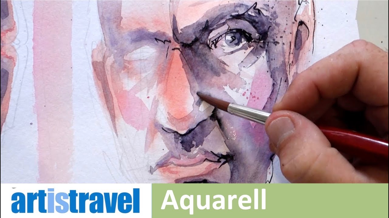 Gesicht | Ganz einfach aquarellieren lernen 6