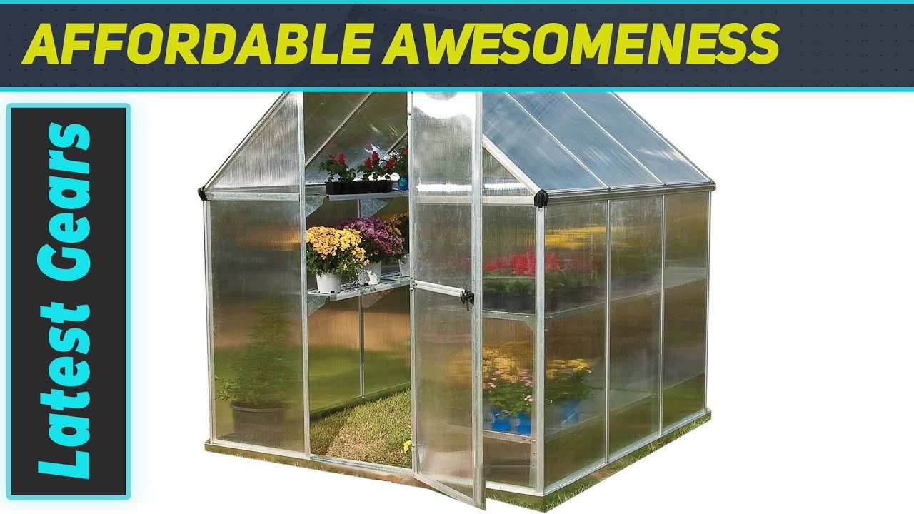 Palram - Canopia Mythos 6' x 6' Greenhouse: Best Choice for Gardening Enthusiasts!