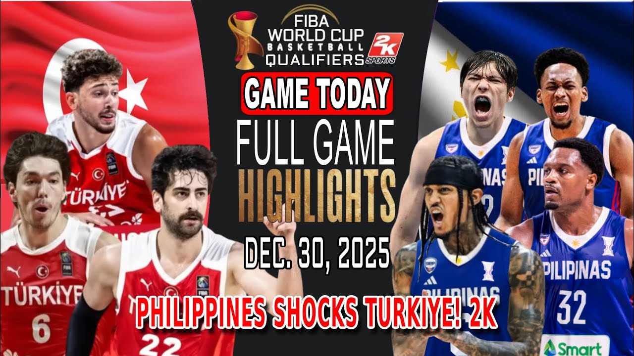 GILAS PILIPINAS vs TURKEY GAME TODAY December 30, 2025 - Philippines Demiolished Team Turkey! 2k