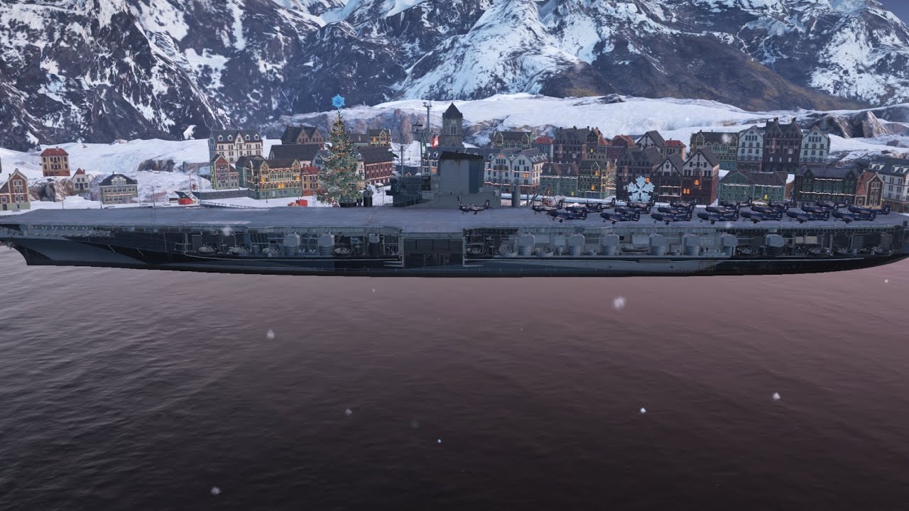 World Of Warships Legends USS Midway build and gameplay 