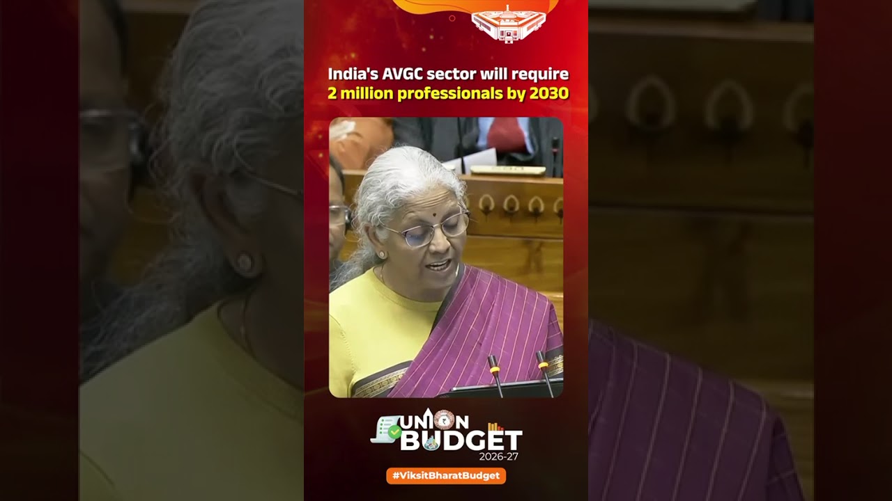 India&rsquo;s AVGC Sector to Need 2 Million Professionals by 2030