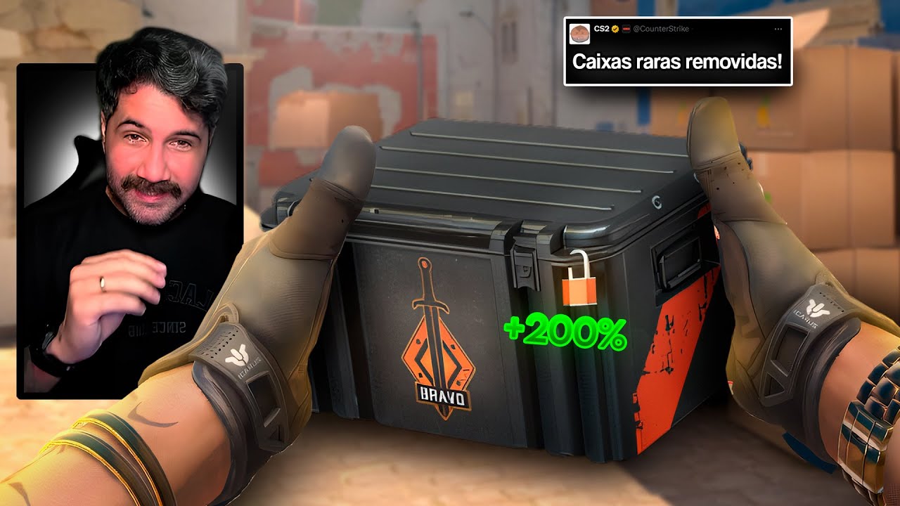 CAIXAS RARAS do CS2 foram REMOVIDAS! 💣 o que MUDA no MERCADO? 📊