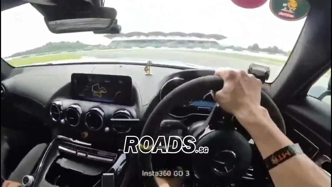 Singapore registered AMG GT R Crash at Sepang Raceway