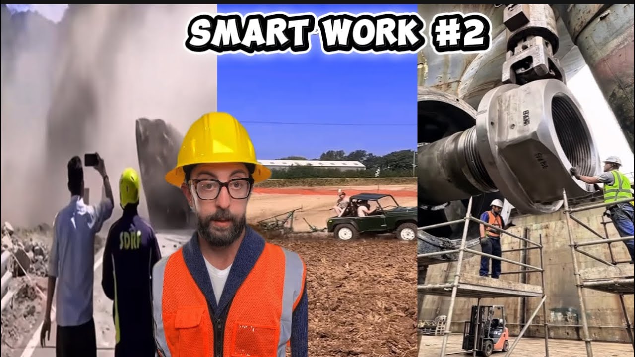 Unbelievable workers . Work Skills #construction #funny #unbelievable #works #smartwork #workskills 