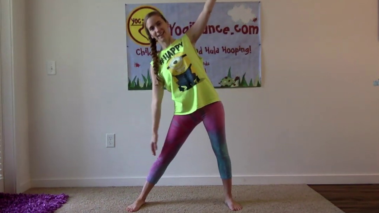 Yoga Clock (Tik Tok) Kids Yoga Song Standing