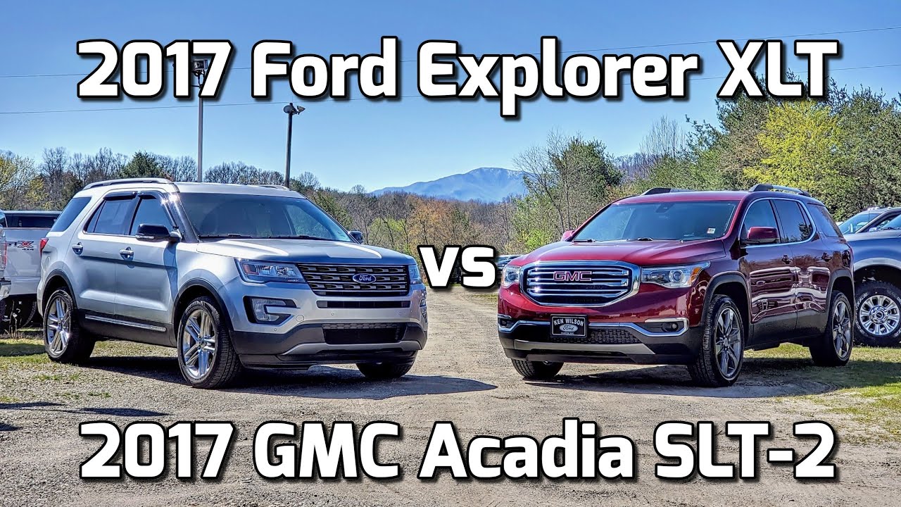 Ford Explorer vs GMC Acadia - Which is the better SUV?