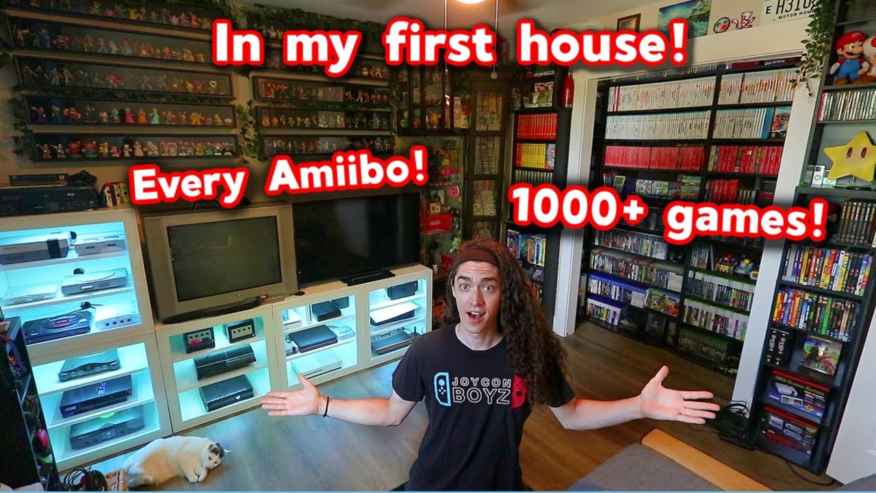 Экскурсия по моей игровой комнате Nintendo и коллекции 2025! *Более 15 лет в разработке*