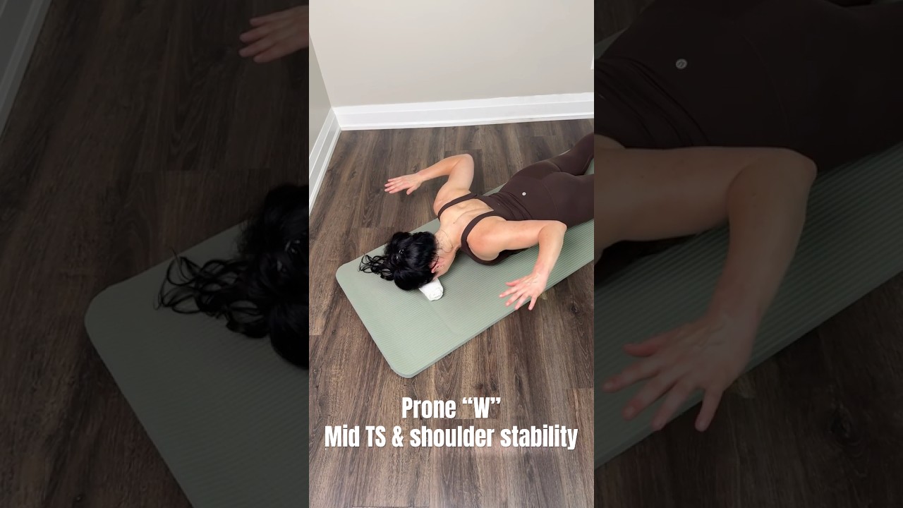 Prone W | Shoulder Stability, Rotator Cuff Support & Postural Control