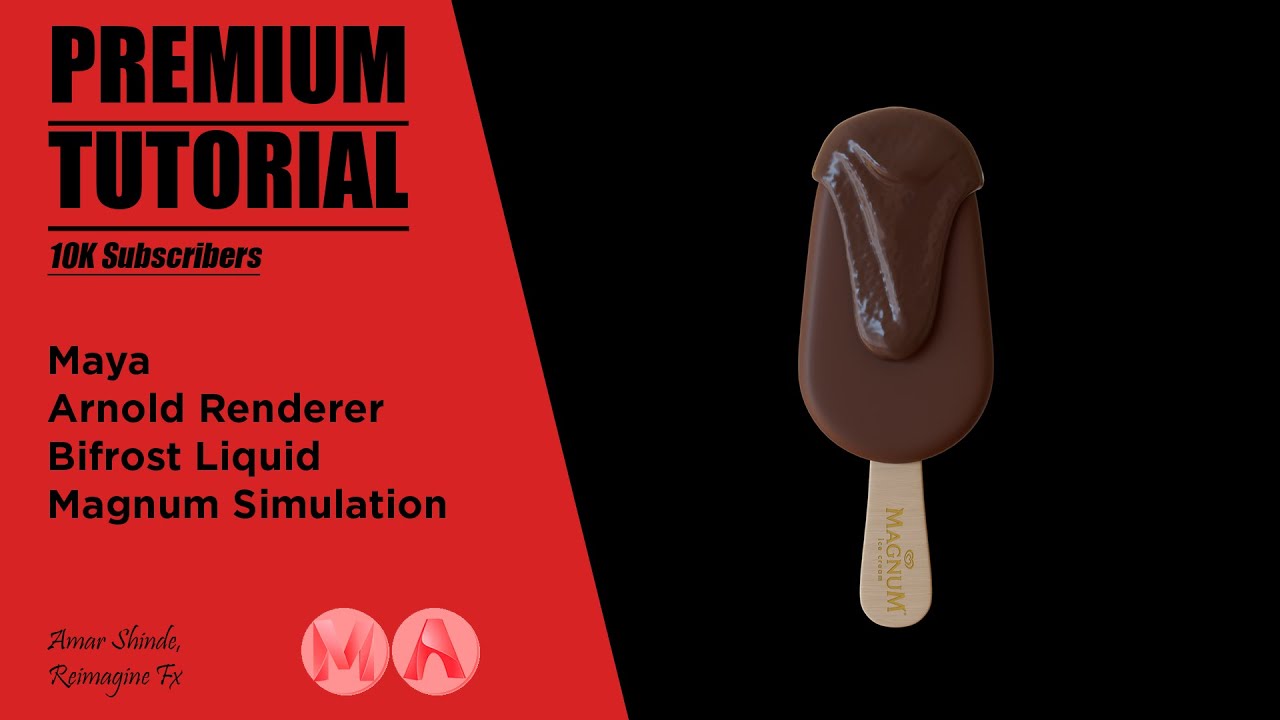 Magnum Bifrost Liquid Simulation | Maya And Arnold Renderer | Tutorial | Speical 10K Sub