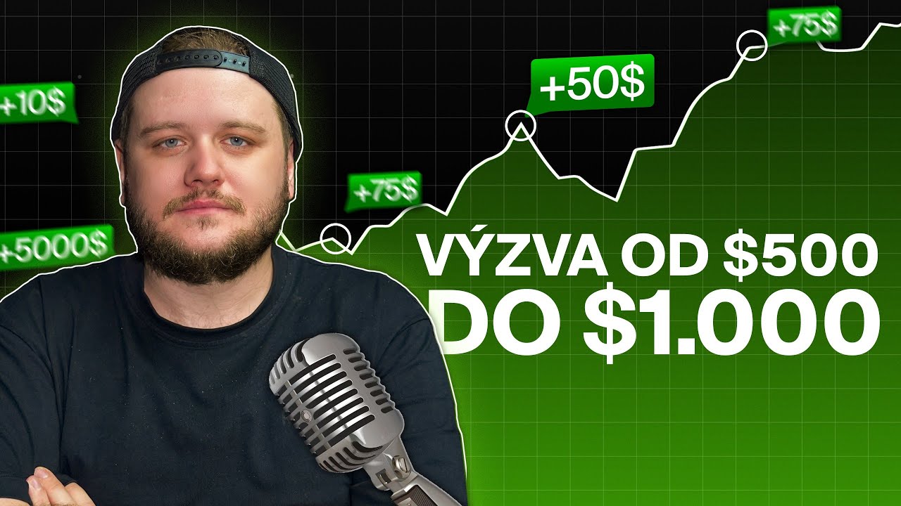 💸 VÝZVA Z $500 NA $1000 PRIAMO | 💰 LIVE TRADING CRYPTO!