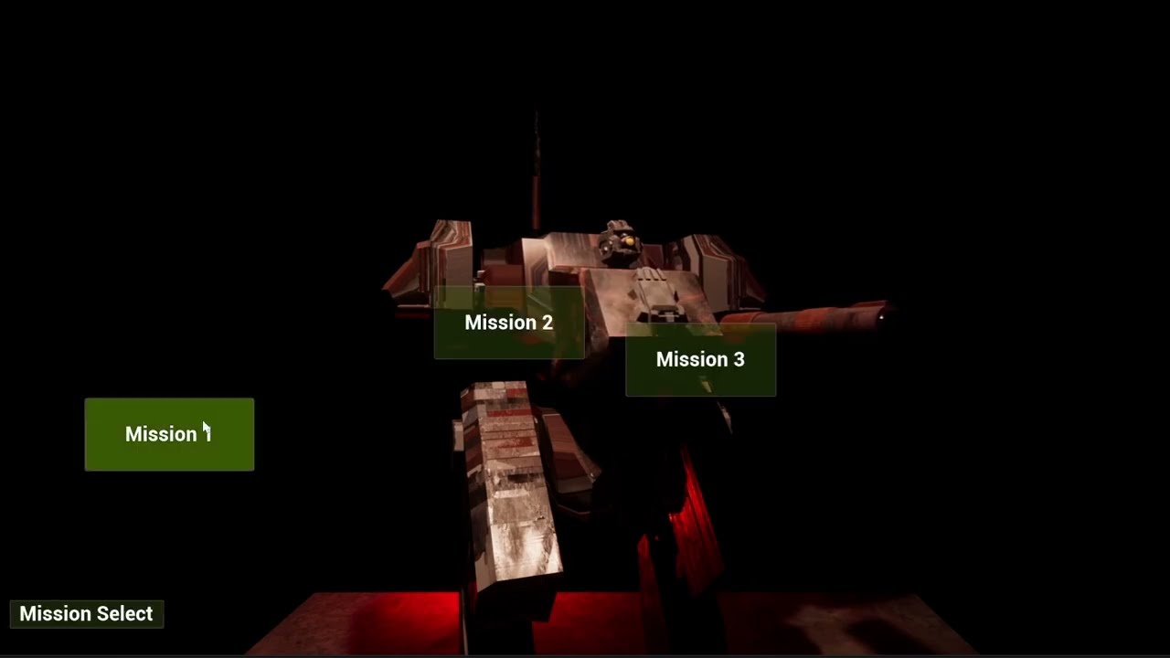 Mech Game - Weapon Part Selection and Saving