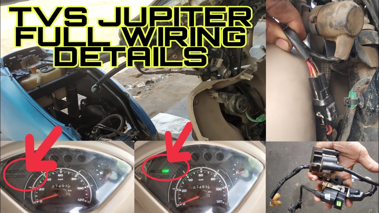 Tvs Jupiter starting  problem and full wiring full details