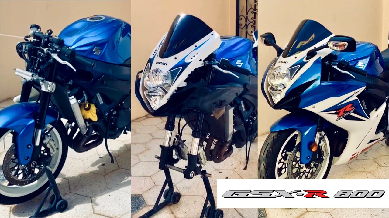 اصلاح دراجتي بعد الحادث | Repair my motorcycle after accident