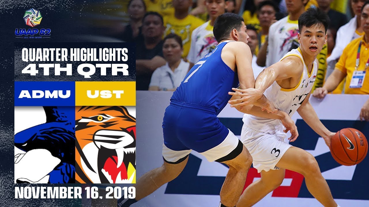 ADMU vs. UST | November 16, 2019 | 4th Quarter Highlights | UAAP 82 MB