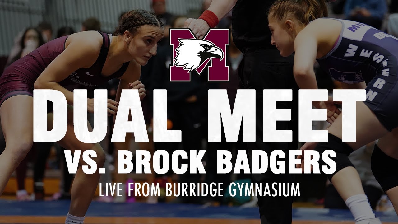 2023 McMaster Wrestling Dual Meet vs Brock