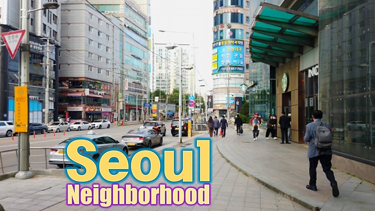 Seoul, Korea - Walking Tour of Neighborhood - 4K - Guro 5-dong [Guro-gu 3] 10(3)-6