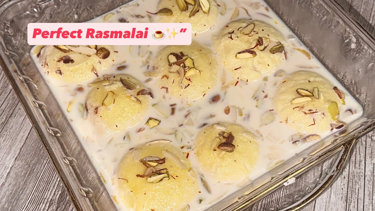 Soft & Juicy Rasmalai Recipe 🍮 | Easy at Home&rdquo;