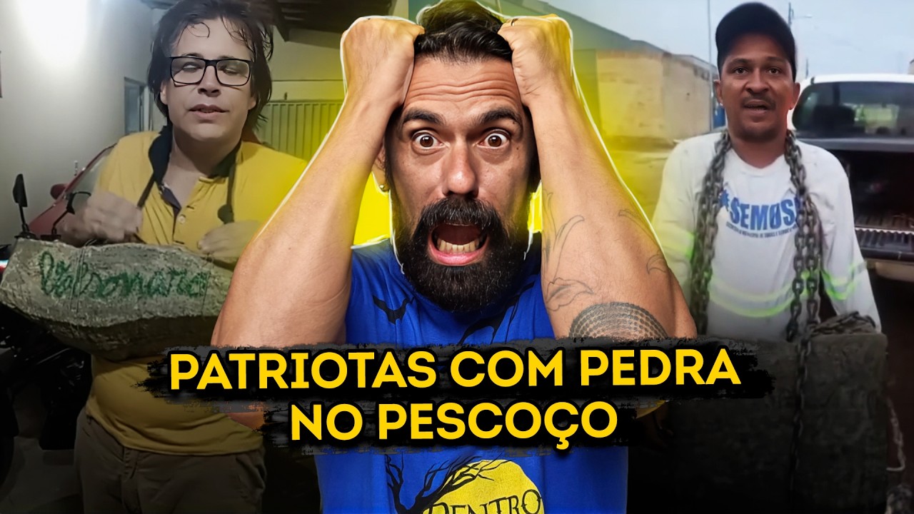 BOLSOMINIONS CARREGAM PEDRA PARA SALVAR BOLSONARO