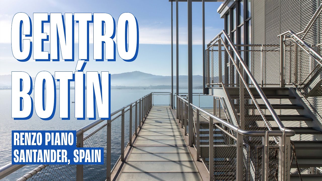 An architectural visit to the Botin Center by Renzo Piano in Santander, Spain