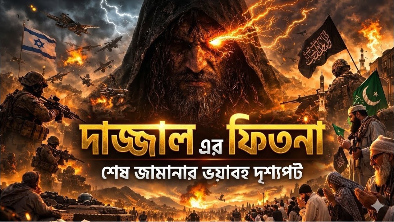 দজ্জাল যখন পৃথিবীতে আসবে তখন কী হবে? | শেষ সময়ের ভয়ংকর ঘটনা | Islamic Reminder