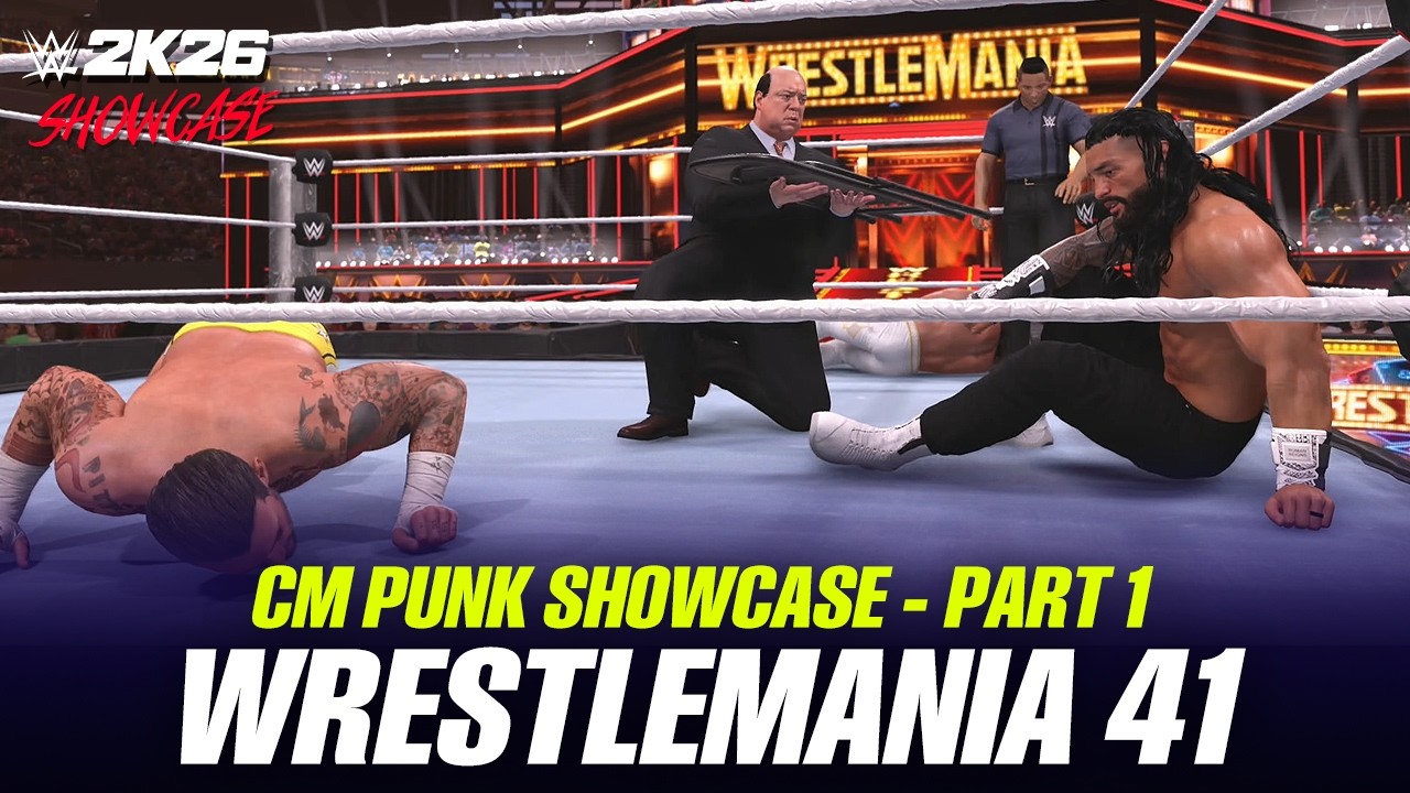 WWE 2K26 2K Showcase: WrestleMania 41 Gameplay!