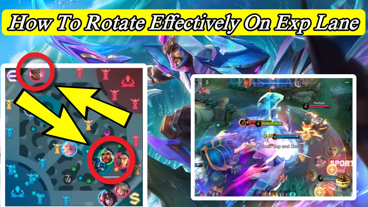 Вот как на самом деле эффективно ротироваться на линии опыта | Mobile Legends