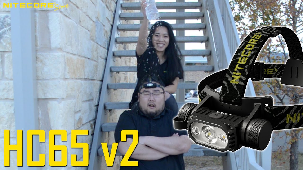 Nitecore HC65 v2 - 1750 Lumen Primary + Red LED, High CRI LED, USB-C Rechargeable Headlamp