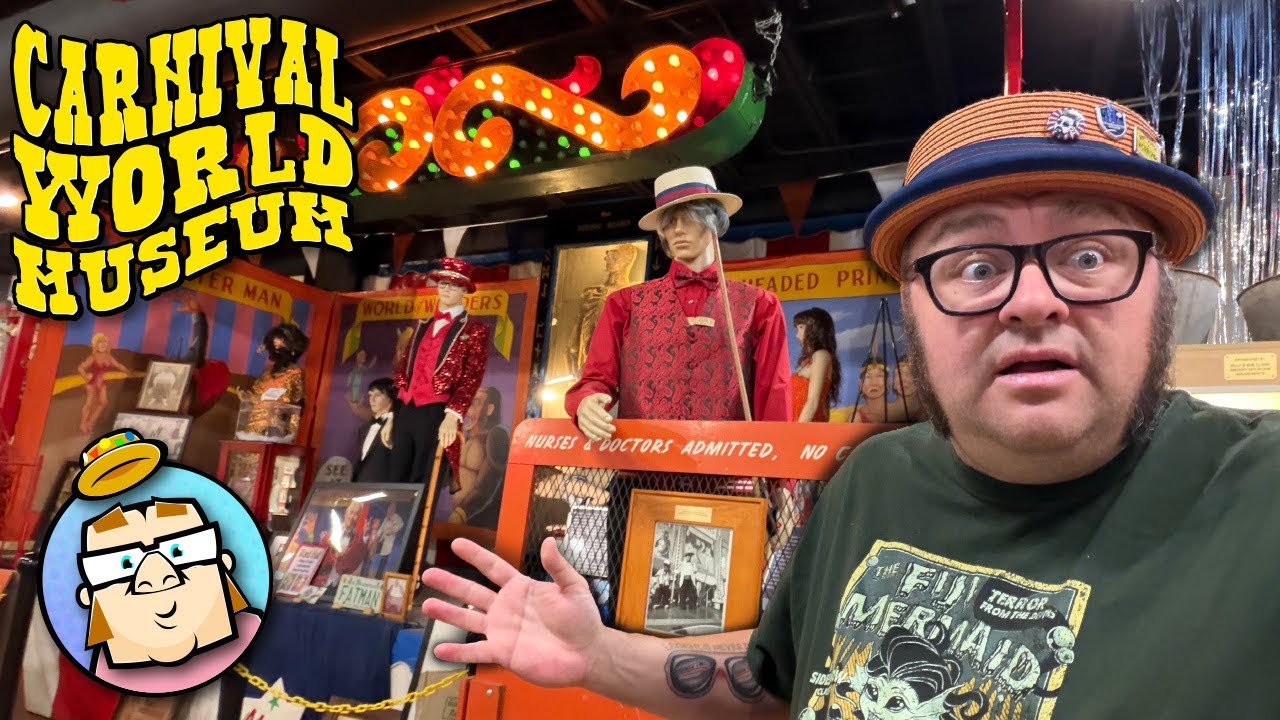 Carnival World Museum - Gibsonton, FL - Collection of Vintage Carnival Rides and Sideshow Items